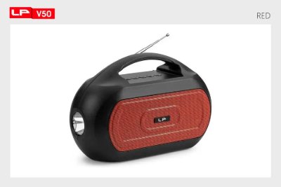 Bocina bluetooth + radio + lampara