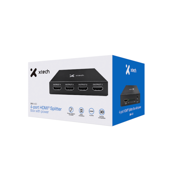 XHA420_5 Multiplicador HDMI de 4 puertos XHA-420