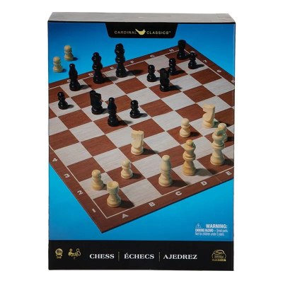 Juego de mesa ajedrez madera tablero plegable