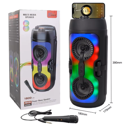 Bocina bluetooth + karaoke ZQS4291