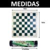 Ajedres tubo__02 Ajedrez portatil de tubo 16 x 16 pulgadas
