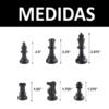 Ajedres tubo__03 Ajedrez portatil de tubo 16 x 16 pulgadas