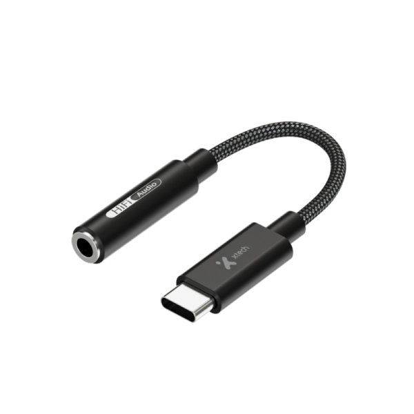 XTC509_1 Adaptador USB-C macho a 3,5mm hembra para audífonos