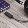 XTC509_4 Adaptador USB-C macho a 3,5mm hembra para audífonos