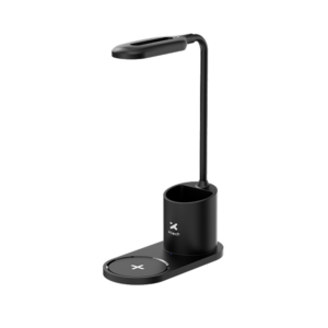 XTA-701__1 Lámpara LED de escritorio con portalápices y base de carga inalámbrica